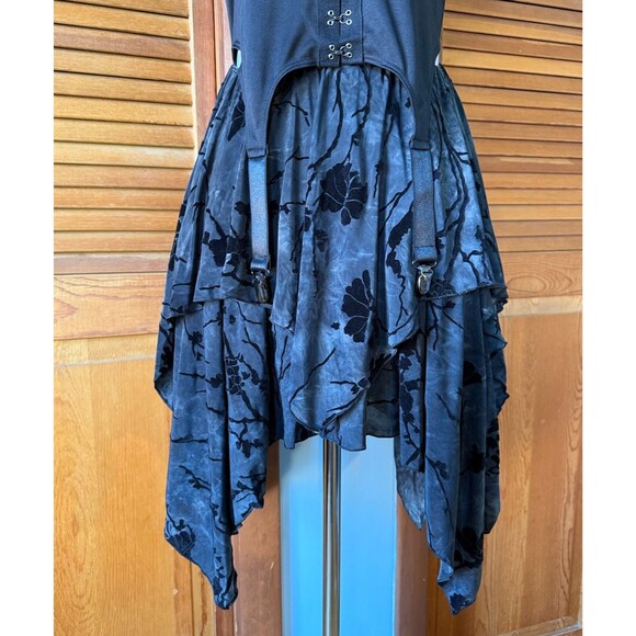 Dolls Kill Garden Goth Beautiful Disaster Garter Pixie Fairycore Dolly Dress XXL - Picture 3 of 12